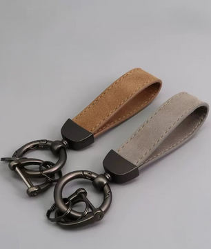 Keylo suede leather keychain