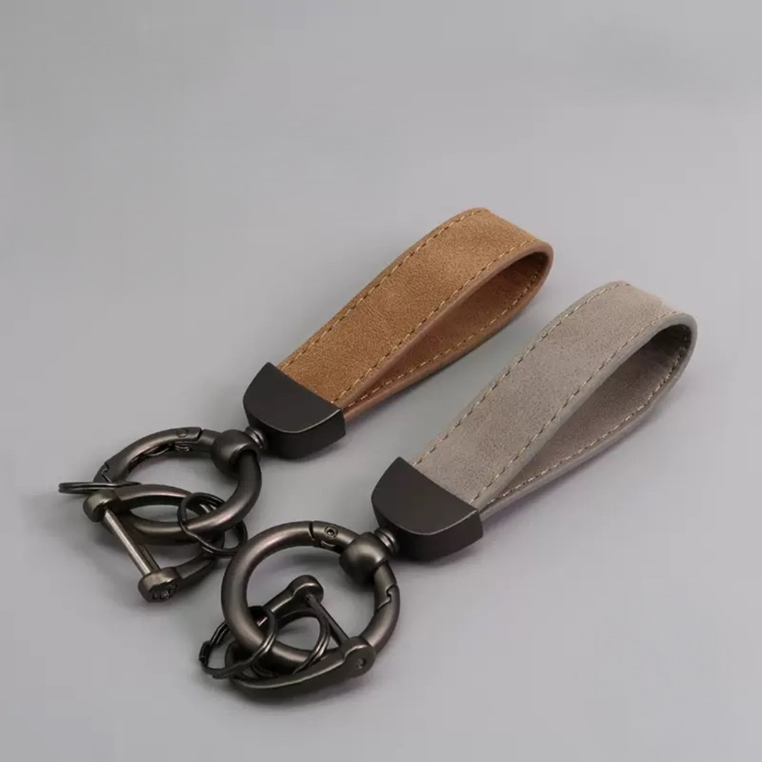 Keylo suede leather keychain