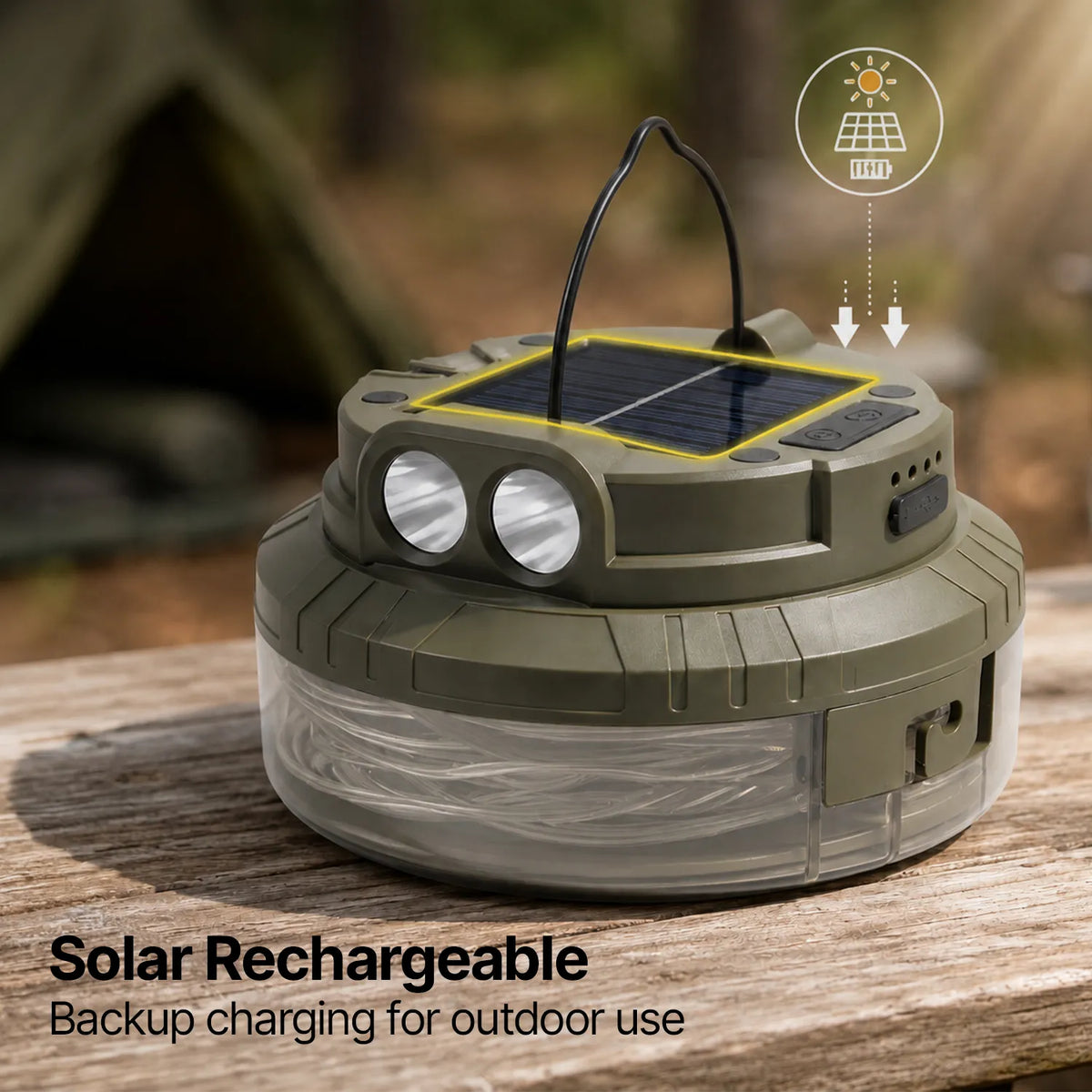 LumiCamp 3-in-1 Solar Lantern