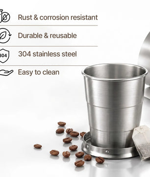 PocketSip Stainless Steel Cup