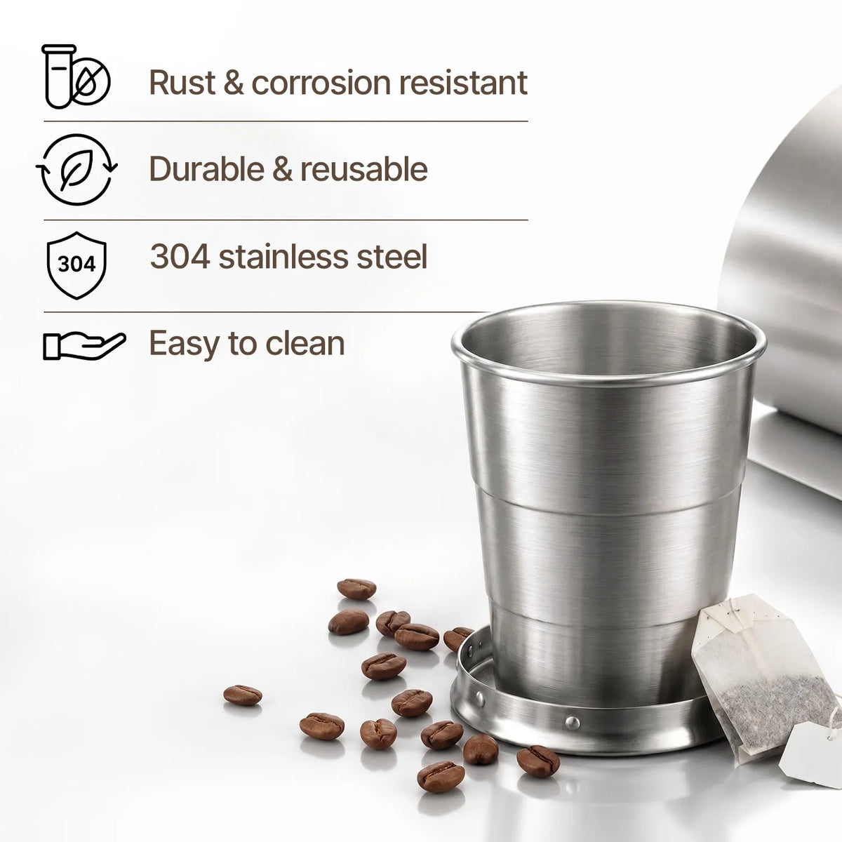 PocketSip Stainless Steel Cup