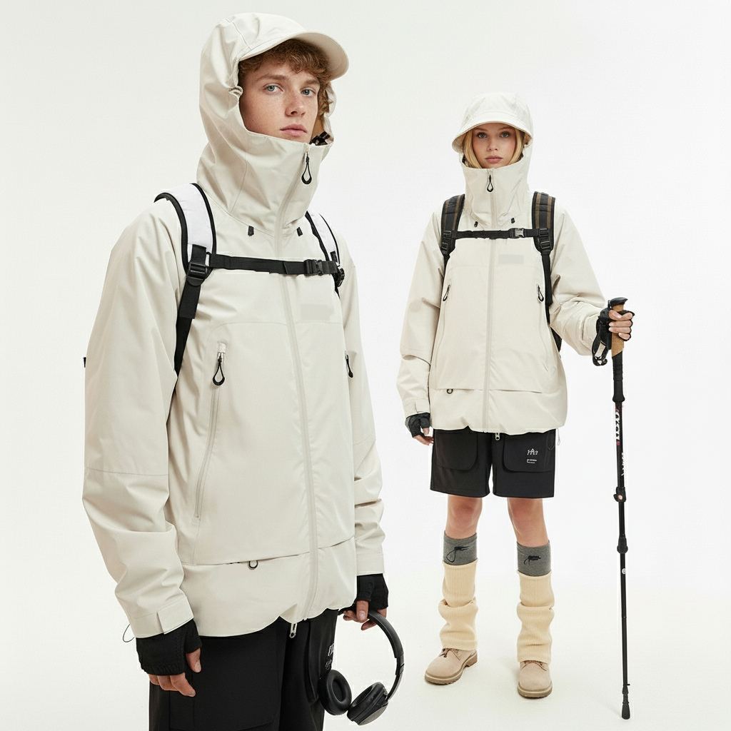 Venture Outdoor Jacket – Triple-layer Teflon fabric: water-repellent, stain-resistant, and windproof