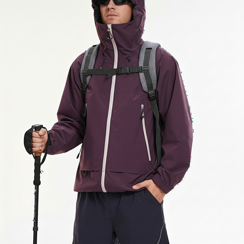 Venture Outdoor Jacket – Triple-layer Teflon fabric: water-repellent, stain-resistant, and windproof