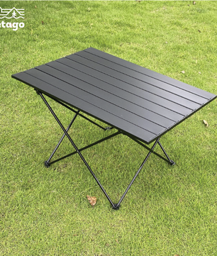 Aluminum Foldable Table – Black/White – ULTRALIGHT ALUMINUM TABLE