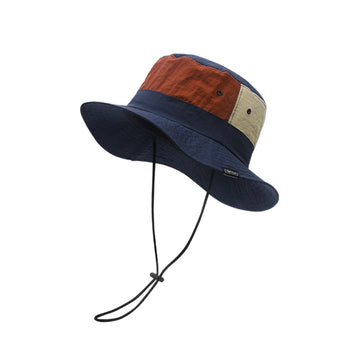 Navy - Orange/Beige