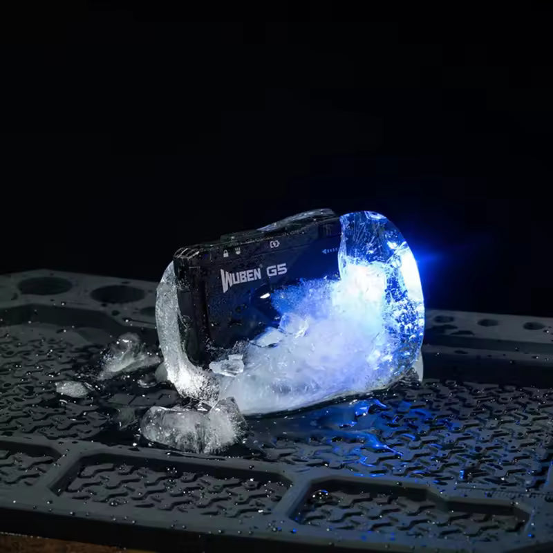 Rechargeable EDC Flashlight 400 Lumens Portable Mini Light for Everyday Carry & Outdoor Use