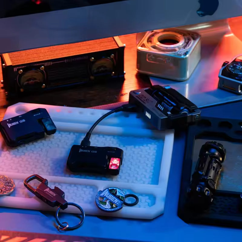 Rechargeable EDC Flashlight 400 Lumens Portable Mini Light for Everyday Carry & Outdoor Use