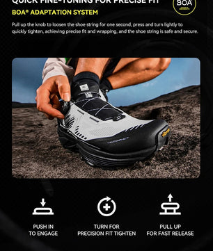 KAILAS Fuga EX 3 BOA Trail Running Shoes – Men’s Breathable Hiking & Sports Sneakers