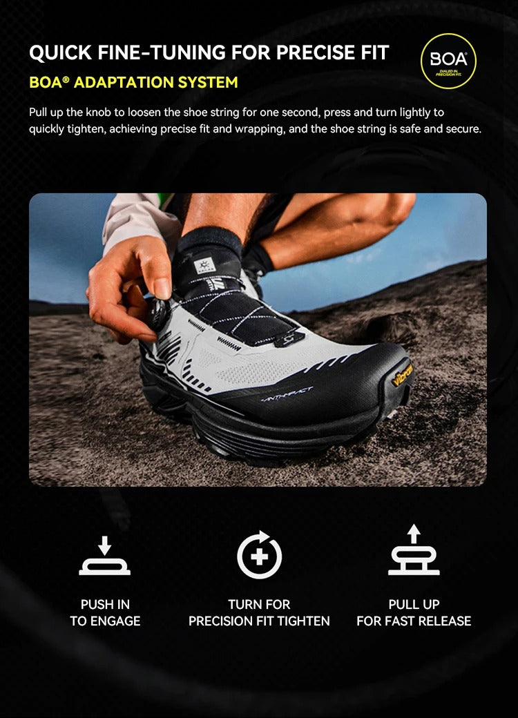 KAILAS Fuga EX 3 BOA Trail Running Shoes – Men’s Breathable Hiking & Sports Sneakers