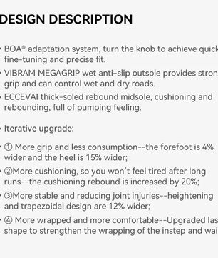 KAILAS Fuga EX 3 BOA Trail Running Shoes – Men’s Breathable Hiking & Sports Sneakers