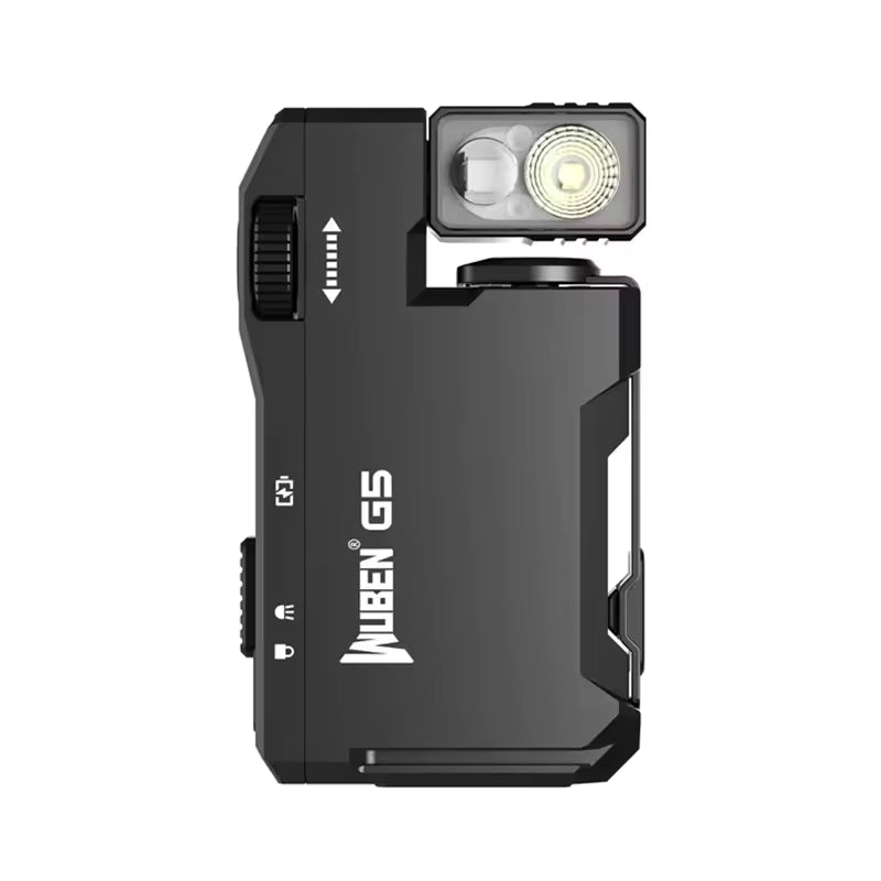 Rechargeable EDC Flashlight 400 Lumens Portable Mini Light for Everyday Carry & Outdoor Use