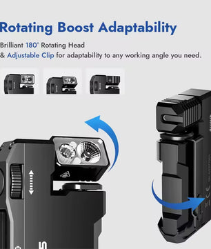 Rechargeable EDC Flashlight 400 Lumens Portable Mini Light for Everyday Carry & Outdoor Use