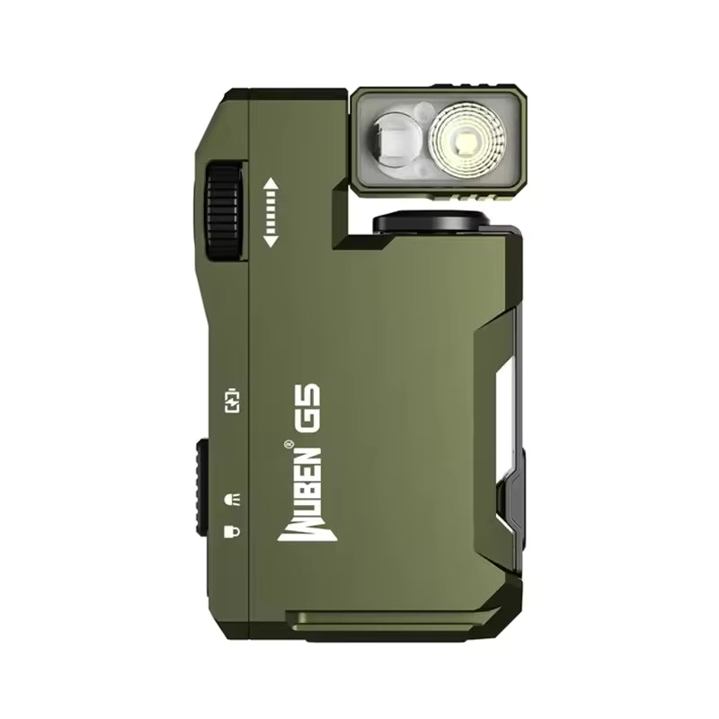 Rechargeable EDC Flashlight 400 Lumens Portable Mini Light for Everyday Carry & Outdoor Use