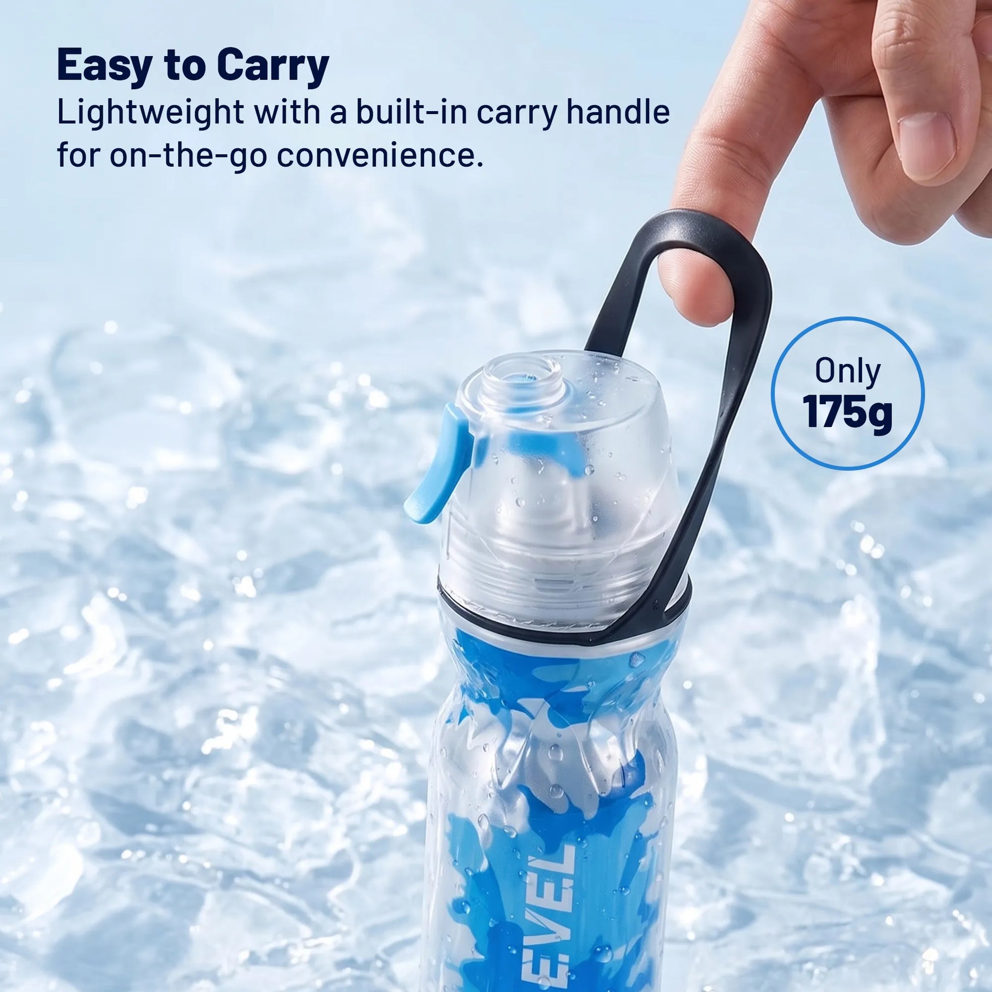 Misty Summer Mist Cooling Sports Water Bottle
