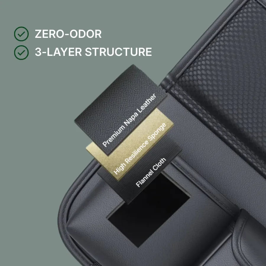 setago-elite-car-organizer-nappa-leather-3-layer - Setago