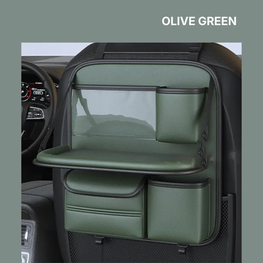 setago-elite-car-organizer-olive-green-car - Setago