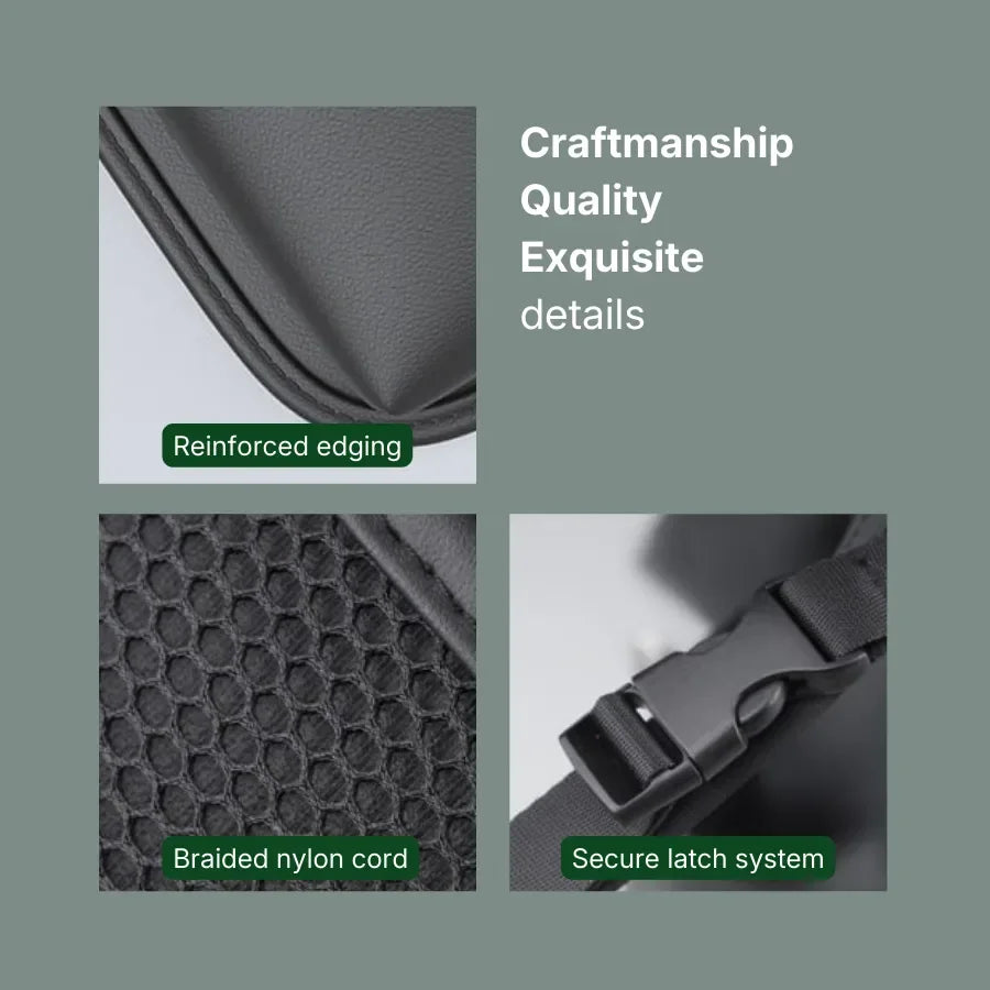 setago-elite-car-organizer-reinforced-edging-secure-latch - Setago