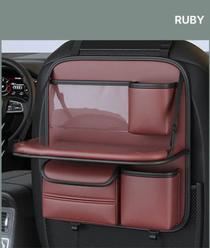 setago-elite-car-organizer-ruby-red-installed - Setago
