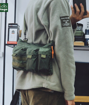 Mili bag multi purpose crossbody – versatile outdoor sling bag inspired by military style.