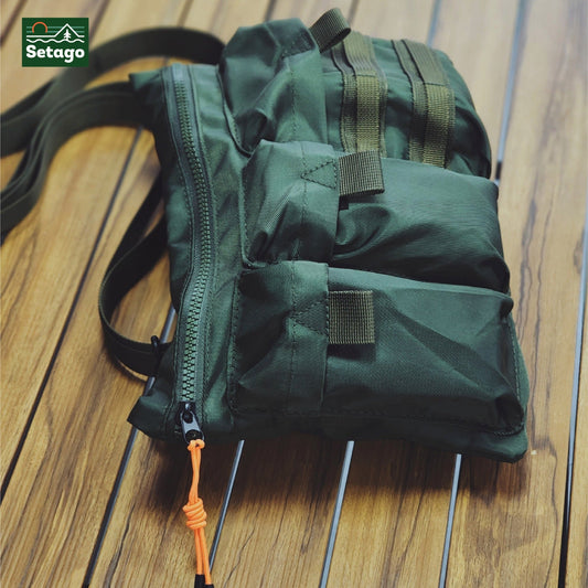 Mili bag multi purpose crossbody – versatile outdoor sling bag inspired by military style.