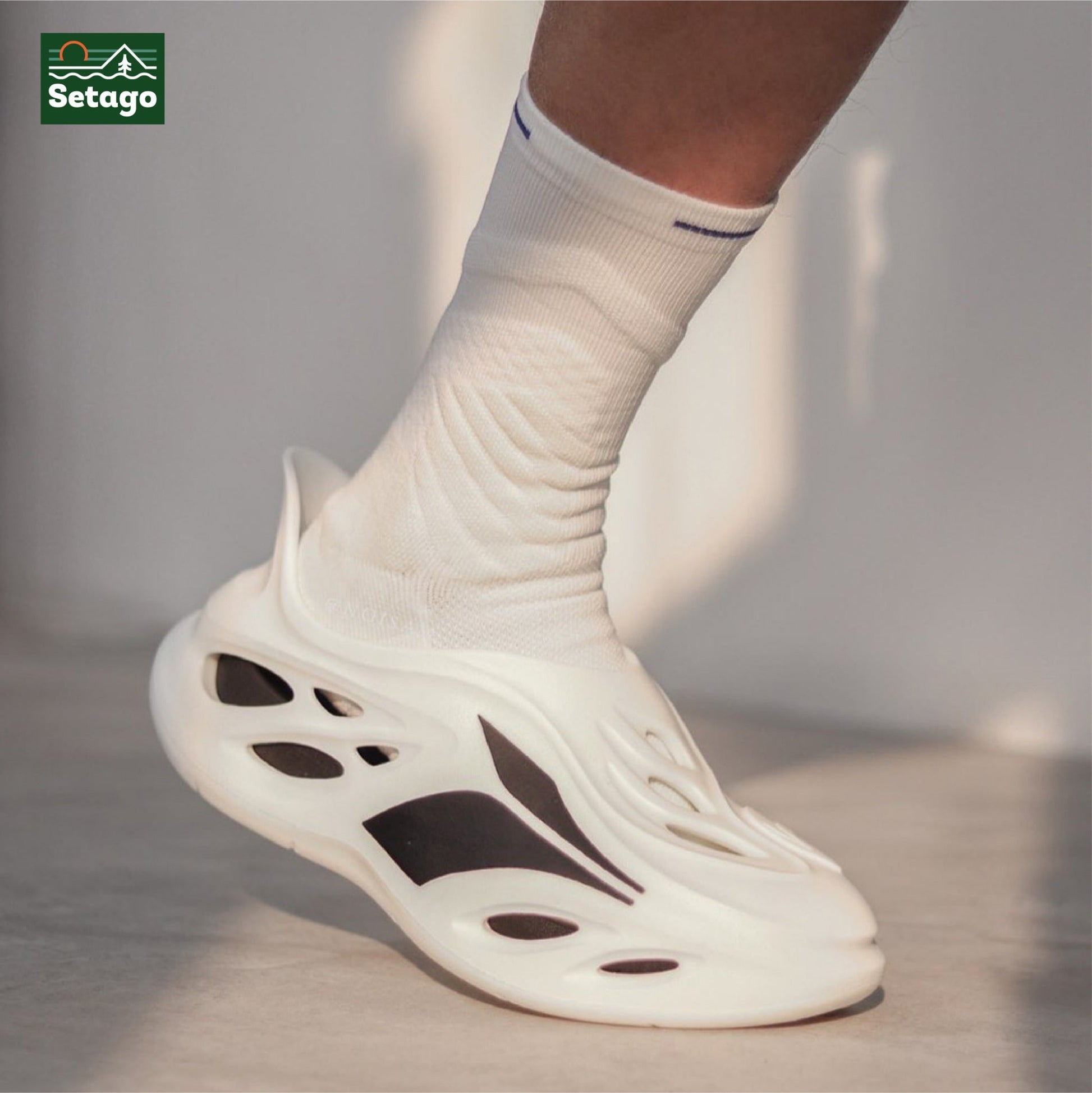 Anti slip sports socks – stylish accessory designed with grip support to keep your feet steady with every step